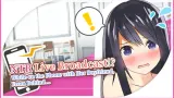 NTR Live Broadcast!? While on Phone with Her Boyfriend, From Behind cover
